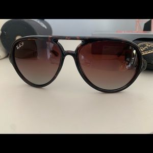 Polarized Ray Bans Cats 5000 classic
